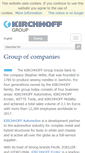 Mobile Screenshot of kirchhoff-group.com